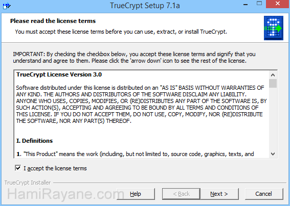 TrueCrypt 7.2 صور 1