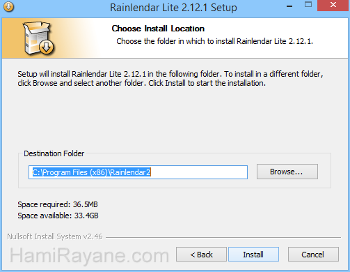Rainlendar 2.14.3 Beta 158 그림 3