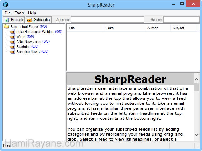 SharpReader 0.9.7.0 Imagen 7