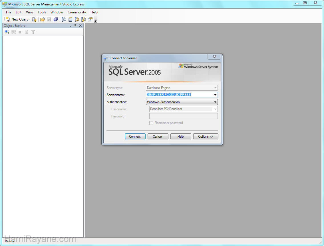 SQL Server 2008 Management Studio Express صور 8