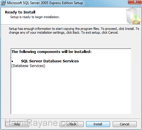 SQL Server 2005 Express SP3 Resim 15