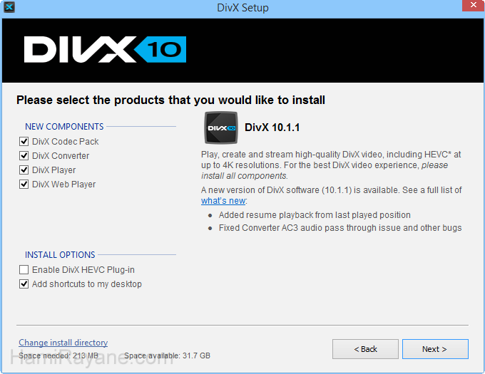 DivX 10.8.6 Bild 5