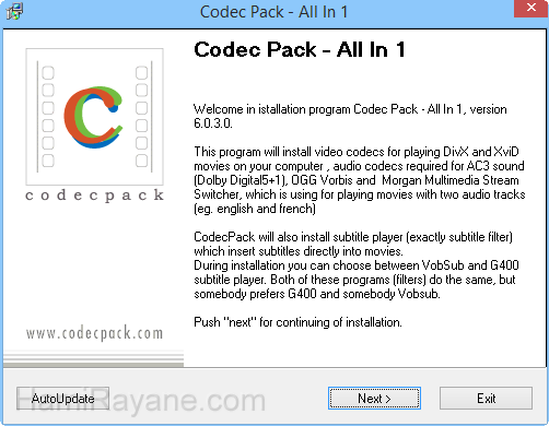 Codec Pack All-In-1 6.0.3.0 Imagen 1