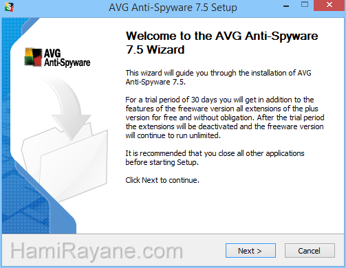 AVG Anti-Spyware 7.5.1.43 Bild 2