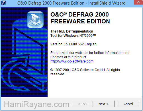 O&O Defrag 2000 Freeware Resim 1