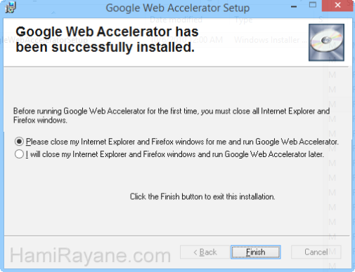 Google Web Accelerator 0.2.70 그림 4