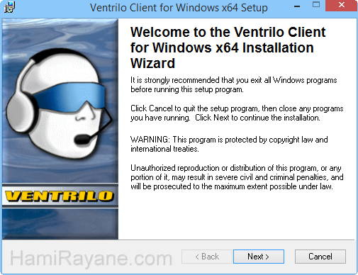 Ventrilo Client 3.0.7 (64-bit) 絵 1