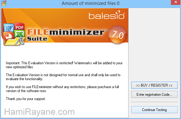 FILEminimizerSuite 7.0 Картинка 10
