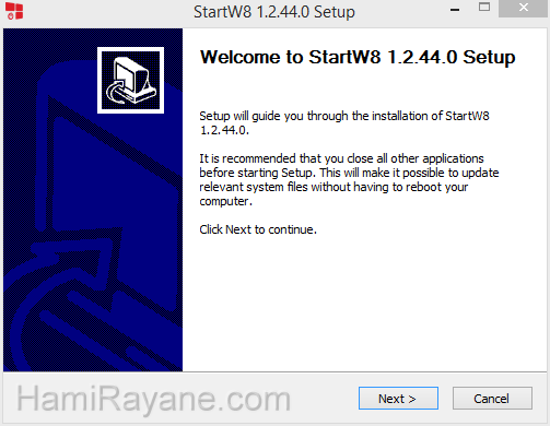 StartW8 1.2.111.0 (Classic Start for Win8) 그림 1