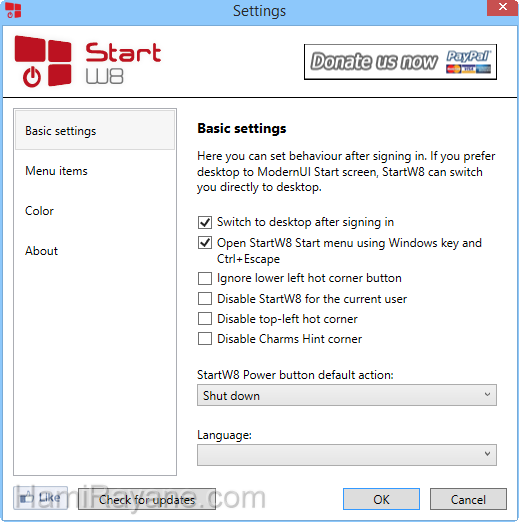 StartW8 1.2.111.0 (Classic Start for Win8) Obraz 6