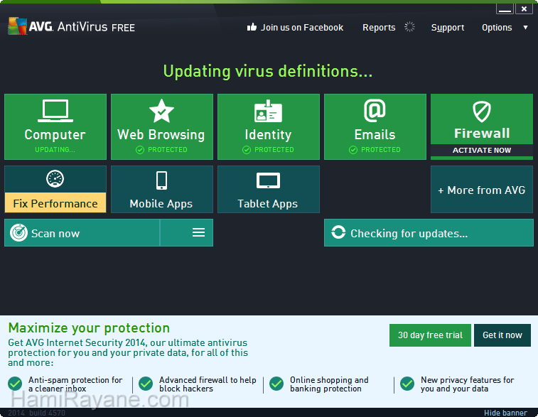 AVG AntiVirus Free 17.7.3032 (32-bit)
