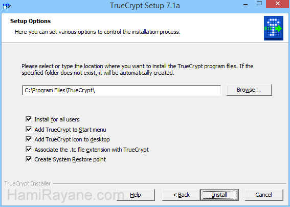 TrueCrypt 7.2 Picture 3