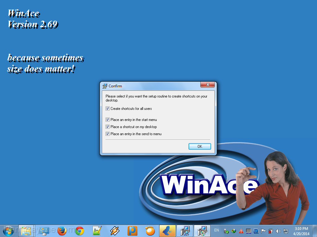 WinAce 2.69 Immagine 4
