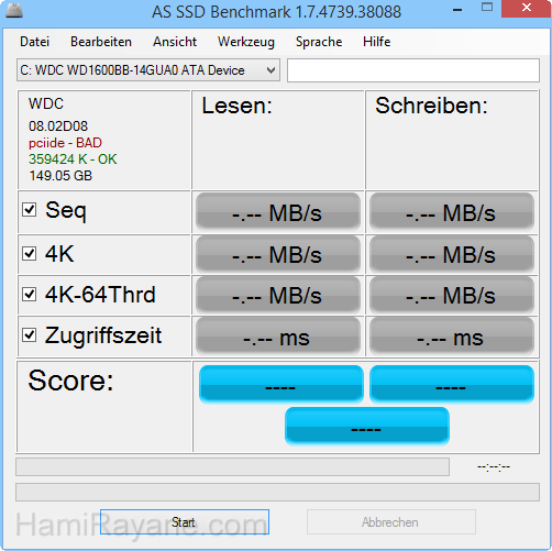 AS SSD benchmark 2.0.6694 Resim 2