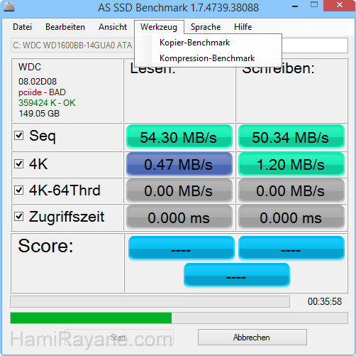 AS SSD benchmark 2.0.6694 Resim 4