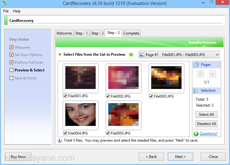 CardRecovery 6.10 Build 1210 Immagine 9